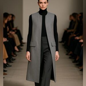 Limited edition Zara studio Gray Long cape